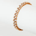 Alizia Handcrafted Big Leaves Tennis Bracelet
