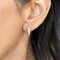 Alizia Crystal Dainty Hoop Earrings