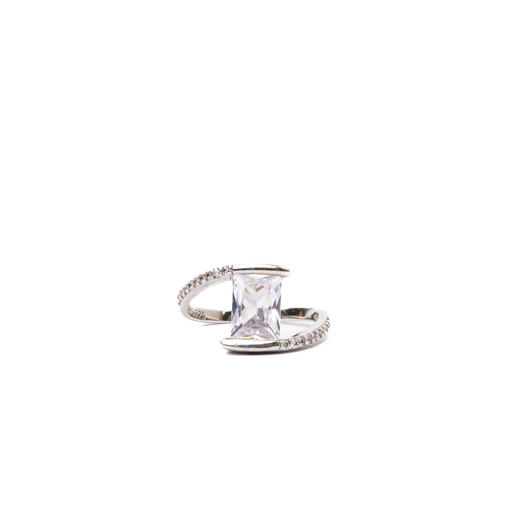 Alizia Emerald Drape Ring