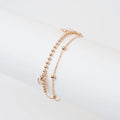 Alizia Heart Charms Anklet