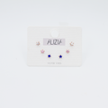 Alizia 3 Pack Stars Stud Earrings