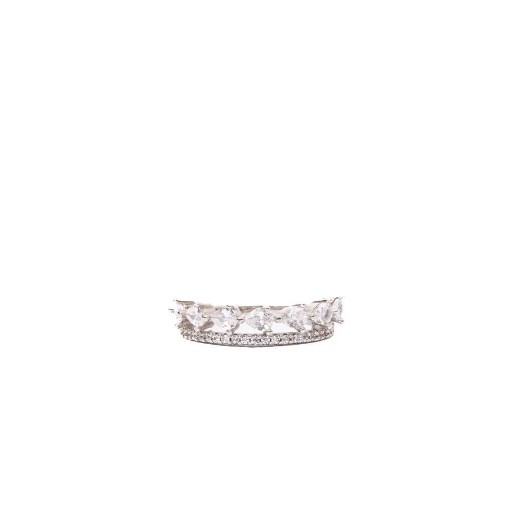 Alizia Pear Shaped Eternity Band Ring