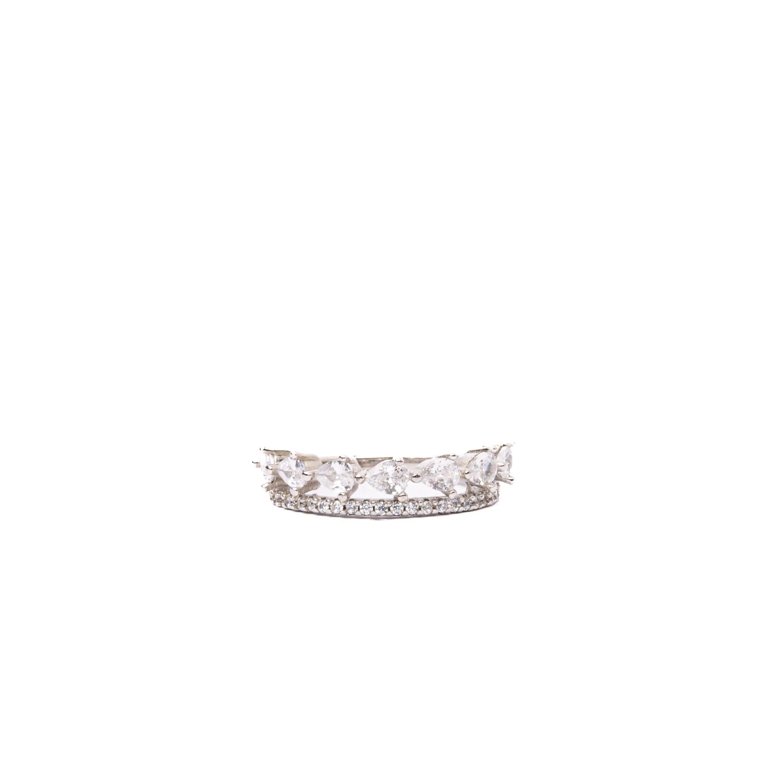 Alizia Pear Shaped Eternity Band Ring