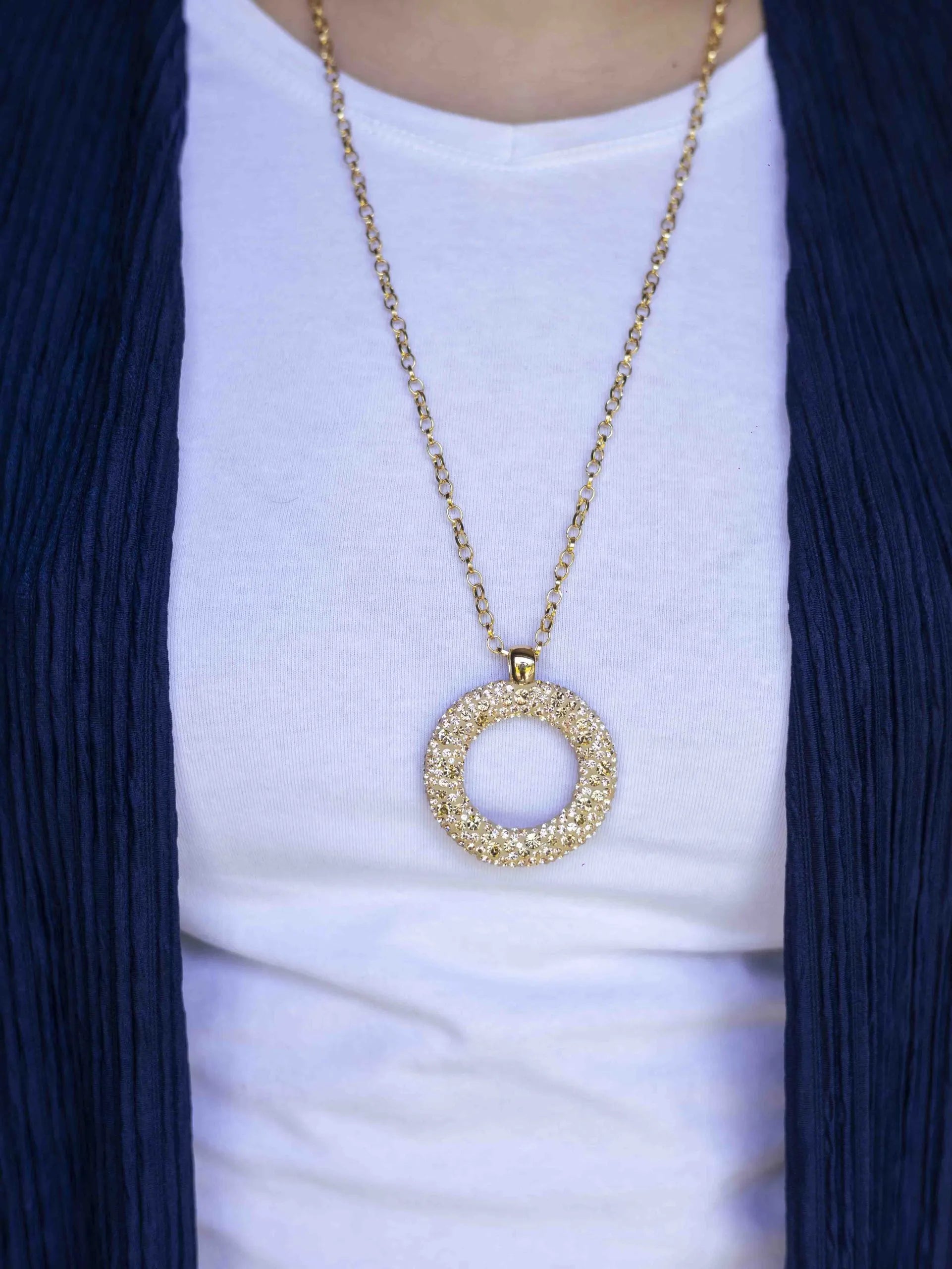 PHANTASYA Big Circle Necklace