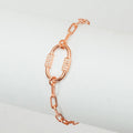 Alizia Dainty Link and Loop Bracelet