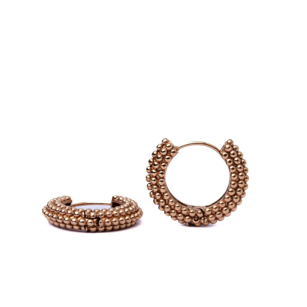Alizia Beaded Hooped Earrings