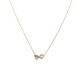 Alizia Dainty Pearl Bow Short Necklace