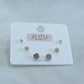 Alizia 3 Pack Claw Stud Earrings