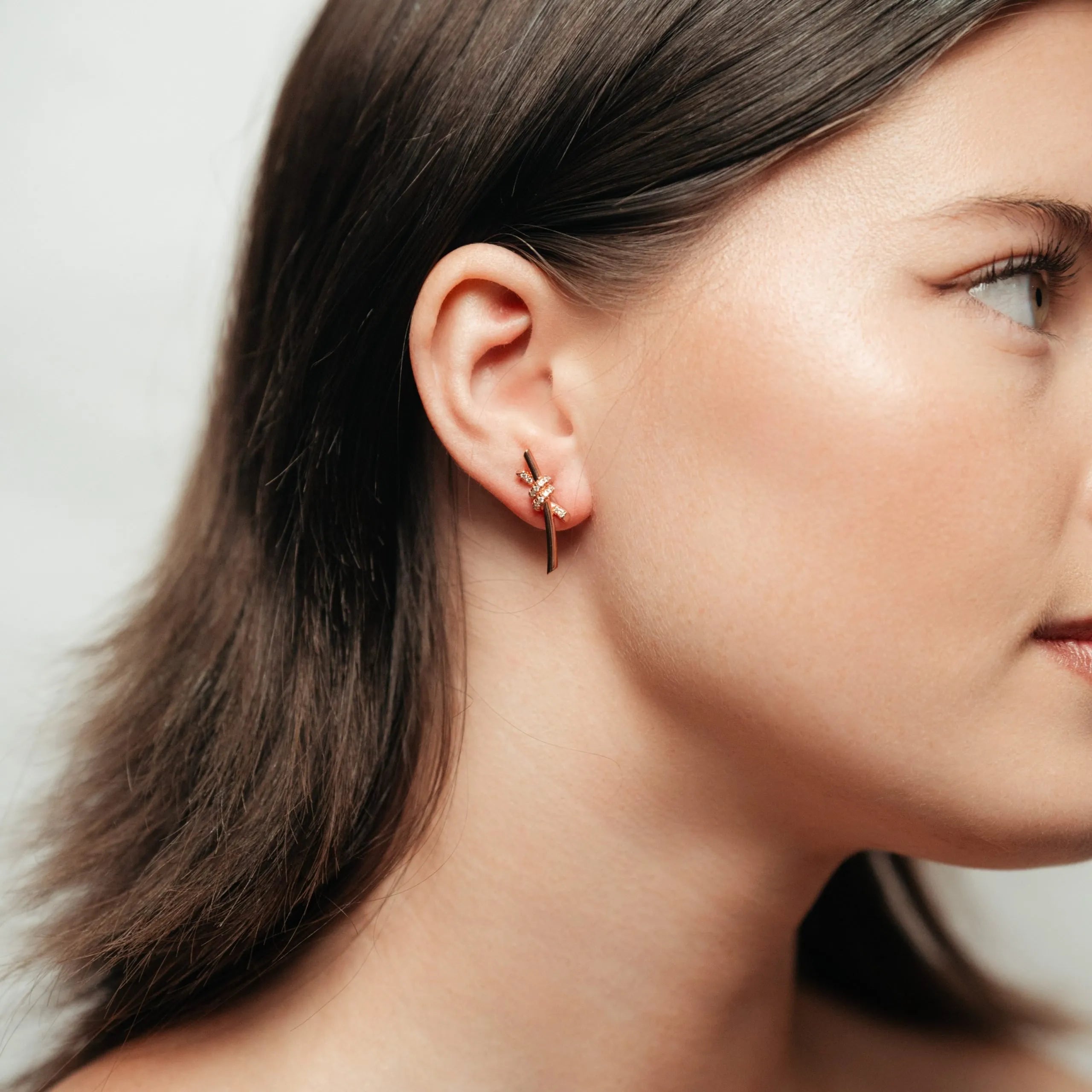 Alizia Double Knot Drop Earrings