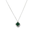 Alizia Crystal Outline Clove Short Necklace