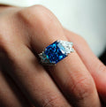 Alizia Square Emerald Cut Ring Size 7