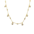 Alizia Multiple Star Charm Short Necklace