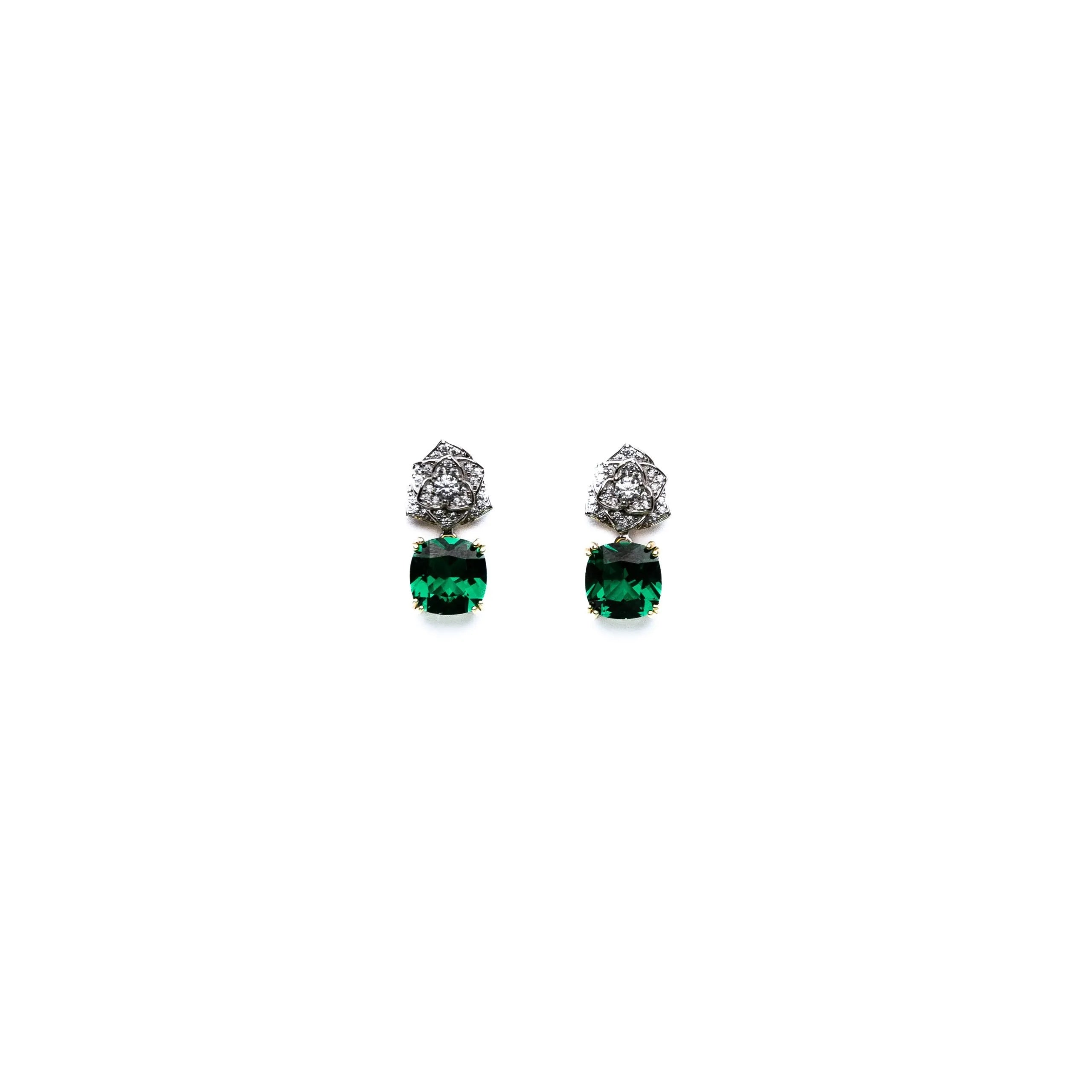 Alizia Rose and Jewel Drop Earrings