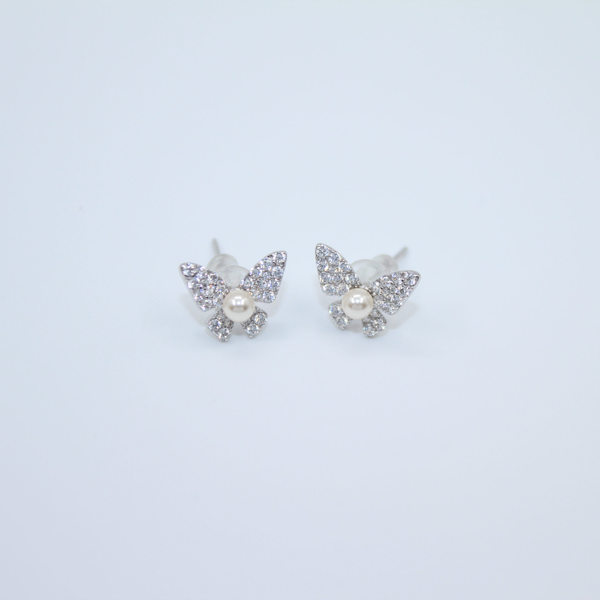 Alizia Bling Small Butterfly Kiddie Stud Earrings