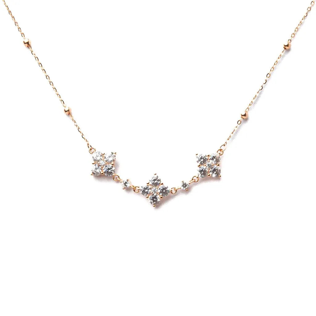 Alizia 3 Sister Short Necklace