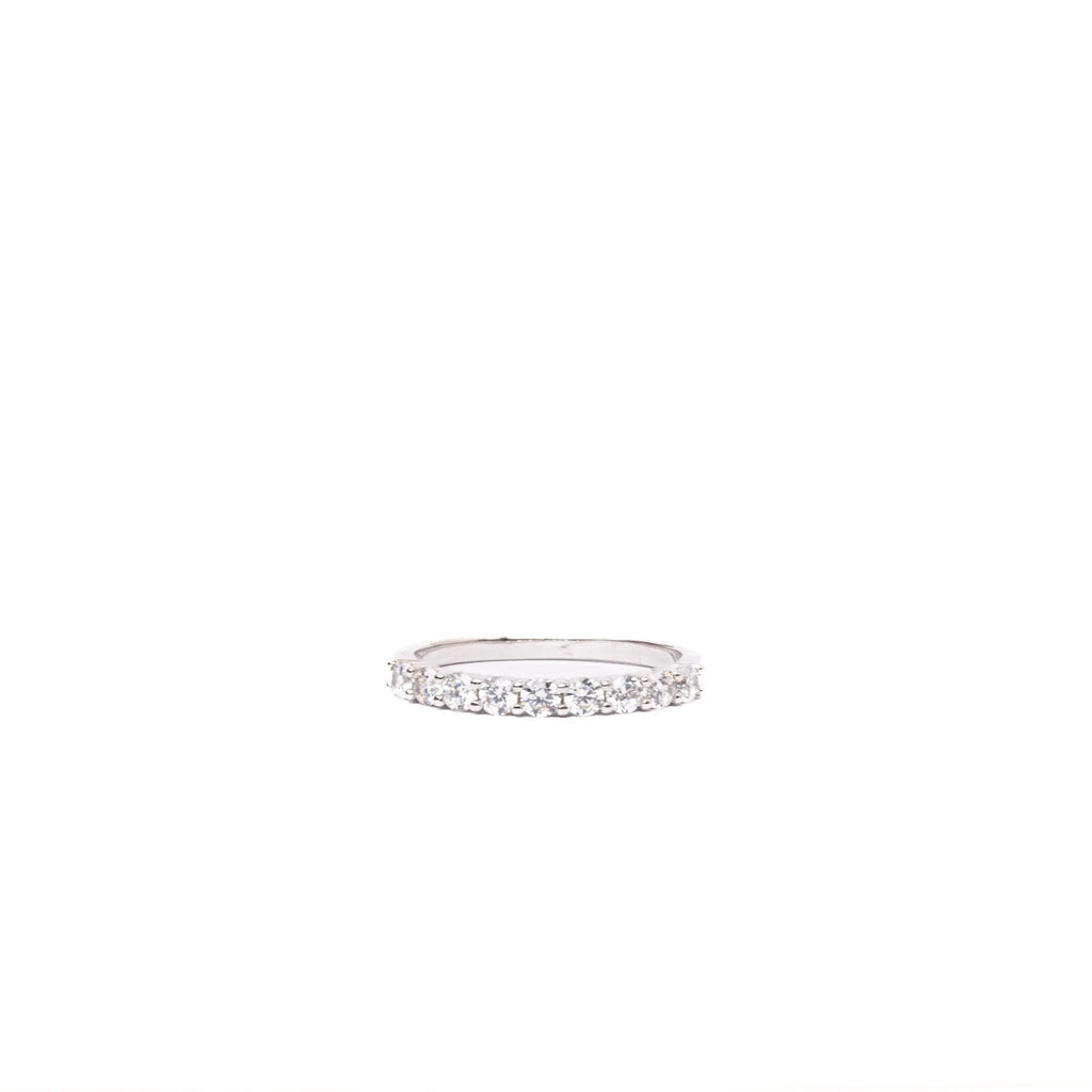 Alizia Crafted Half Eternity Band Ring