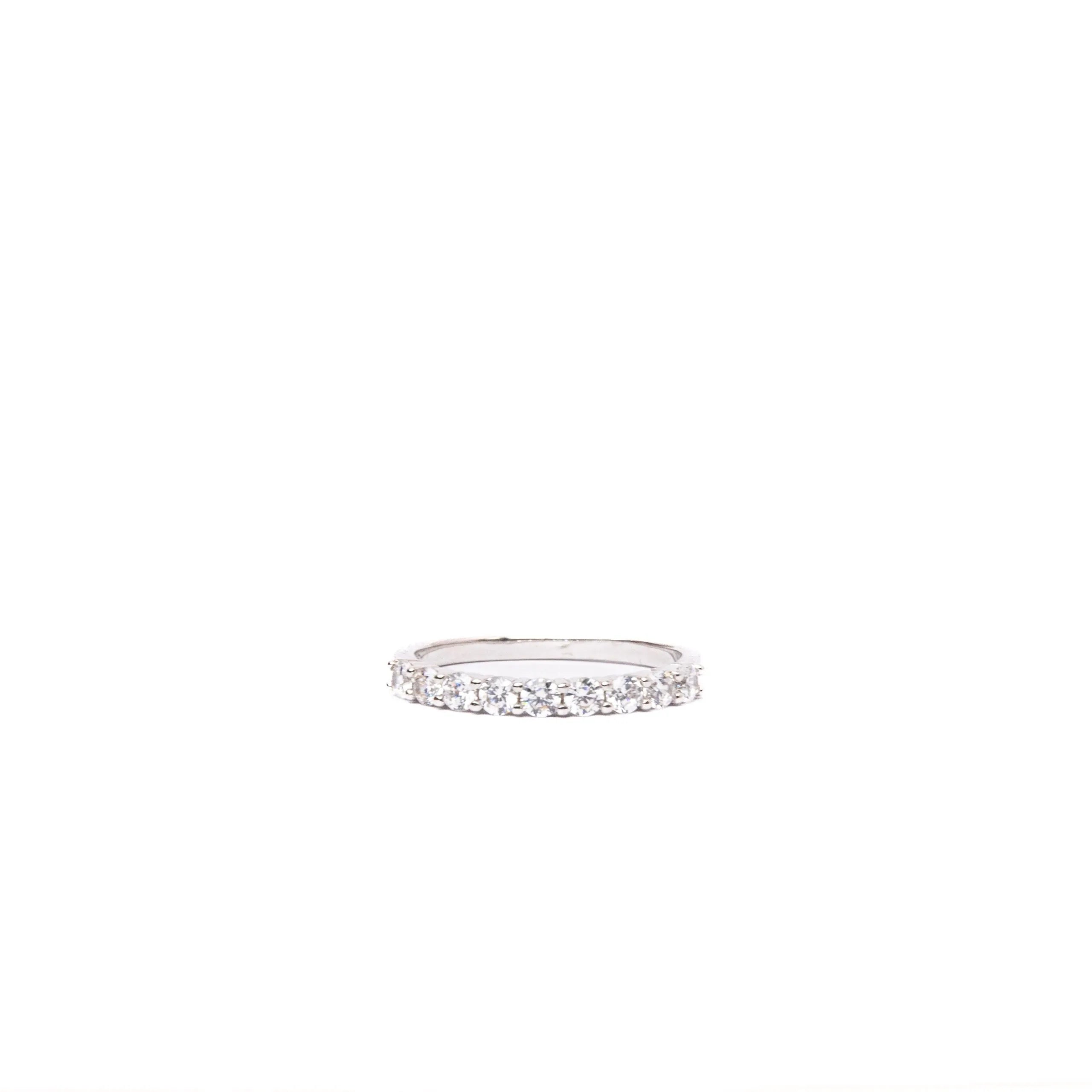 Alizia Crafted Half Eternity Band Ring