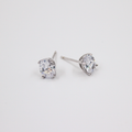 Alizia Oval Stone Stud Earrings