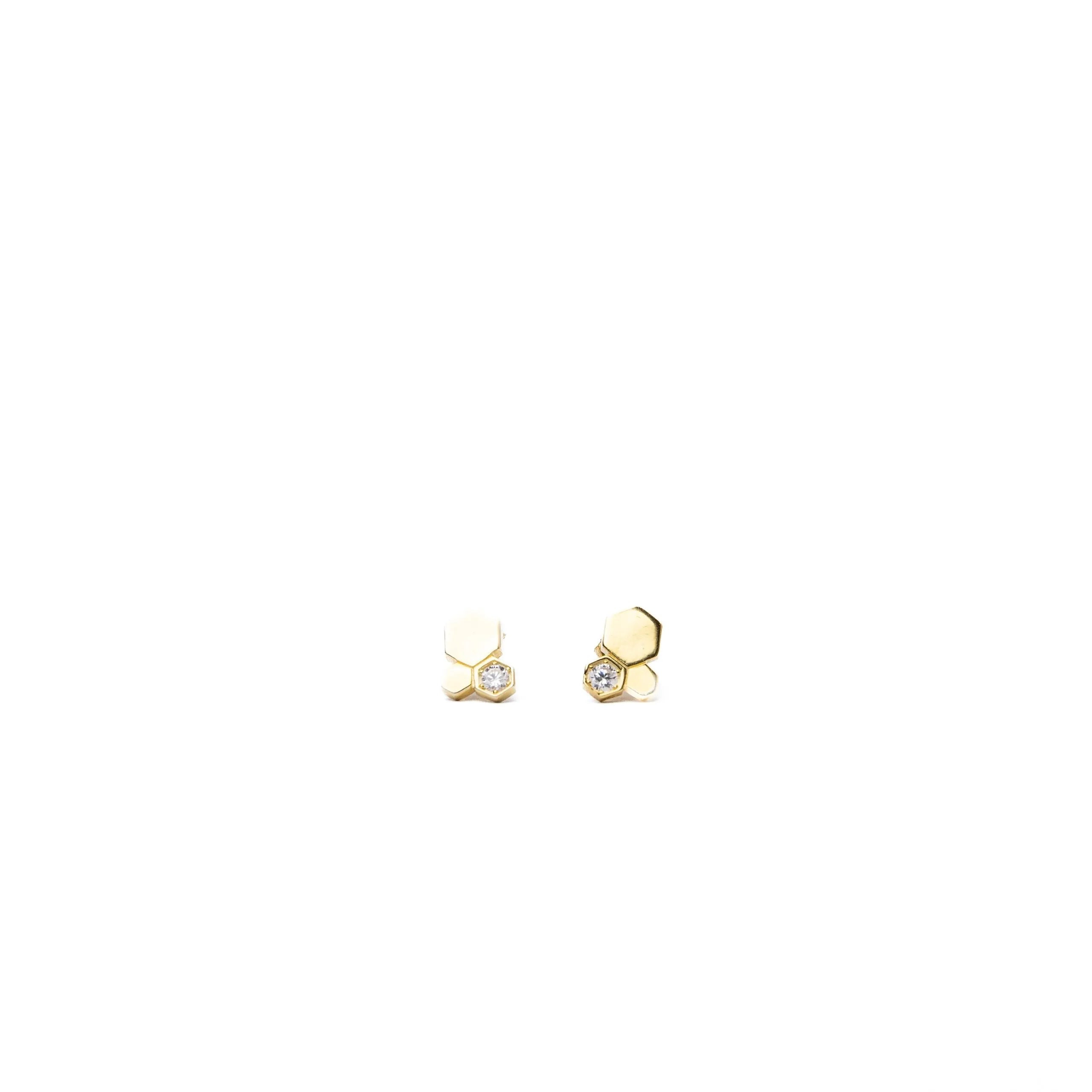 Alizia Honey Stud Stud Earrings