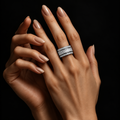 Phantasya 3 Tier Diamond Ring