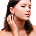 Alizia Messika Circle Halo Stud Earrings