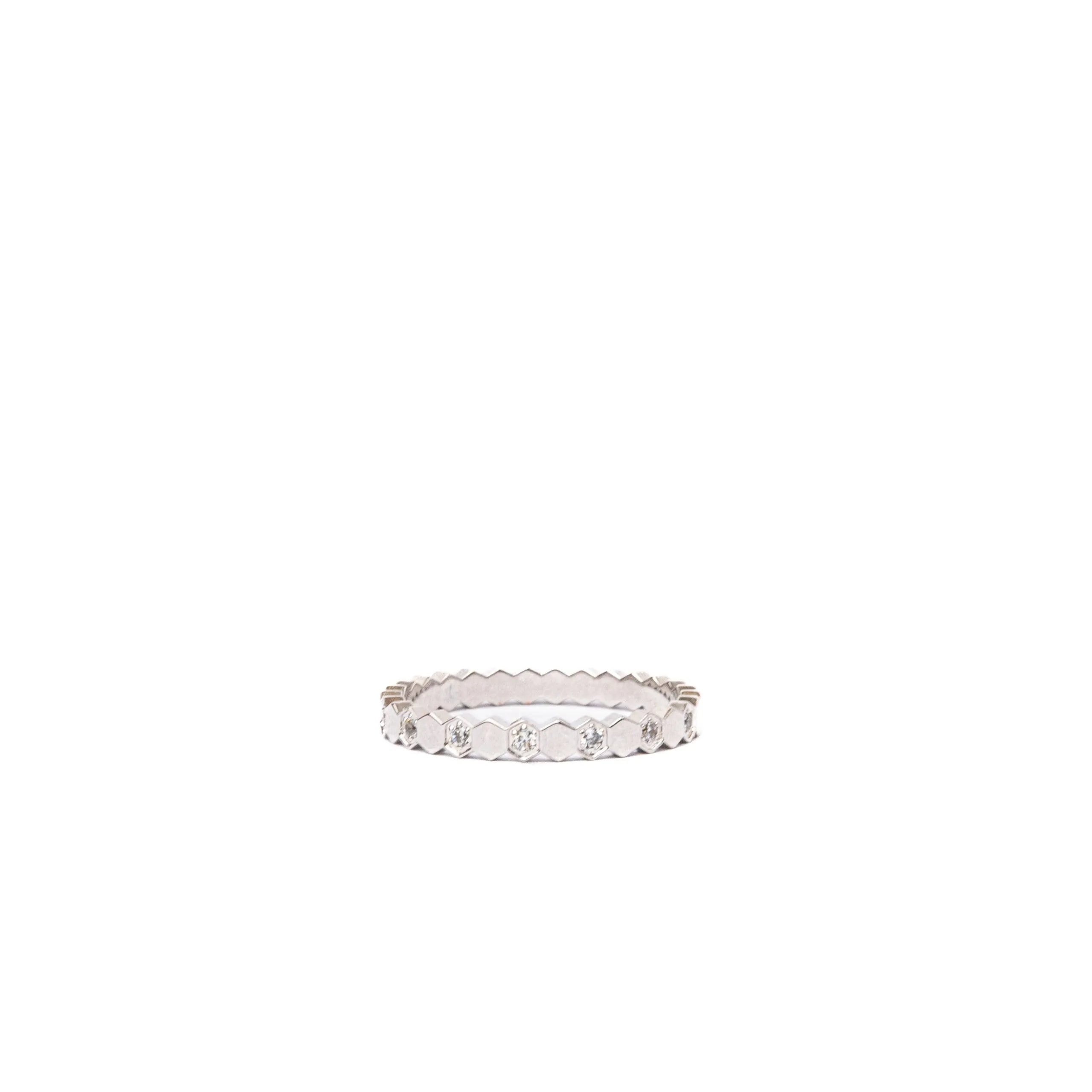 Alizia Honeycomb Band Ring Size 8