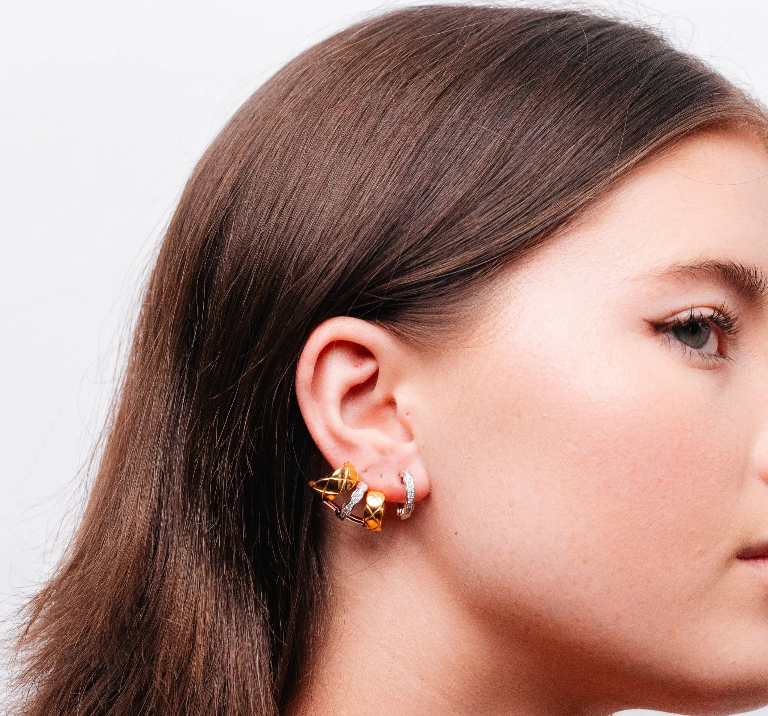Alizia Cuff & Hoop Hooped Earrings