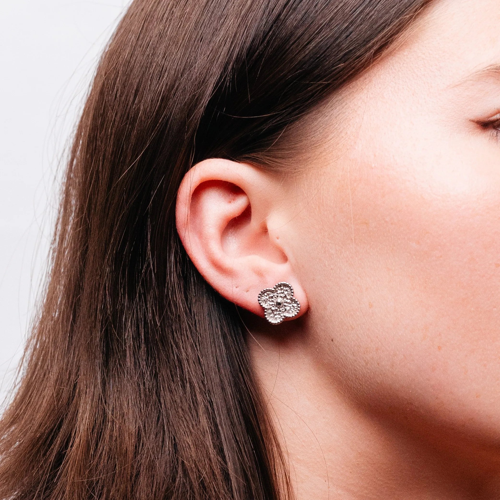 Alizia Matte Clove Stud Earring