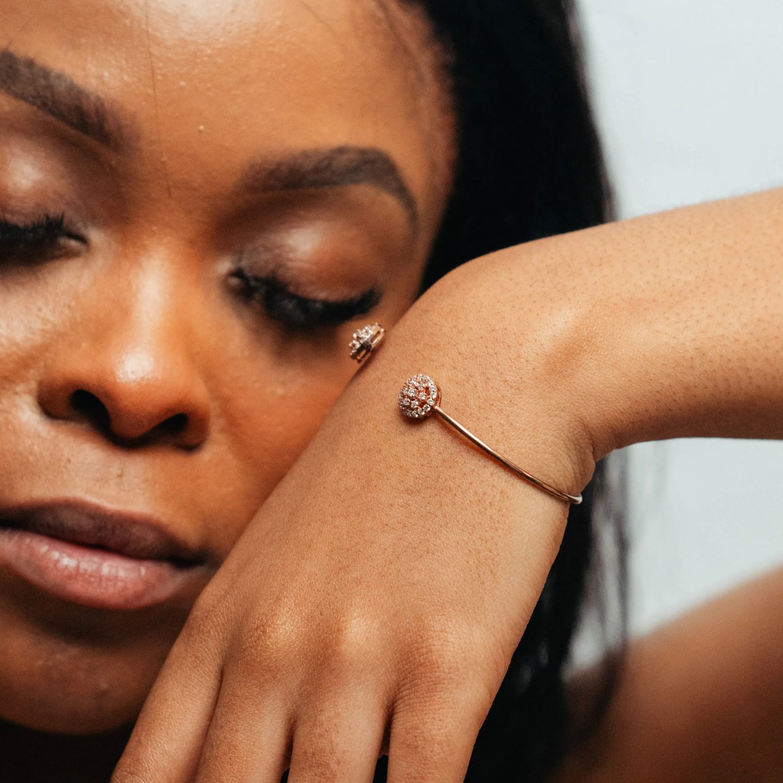 Alizia Open Laser Cut Small Bangle