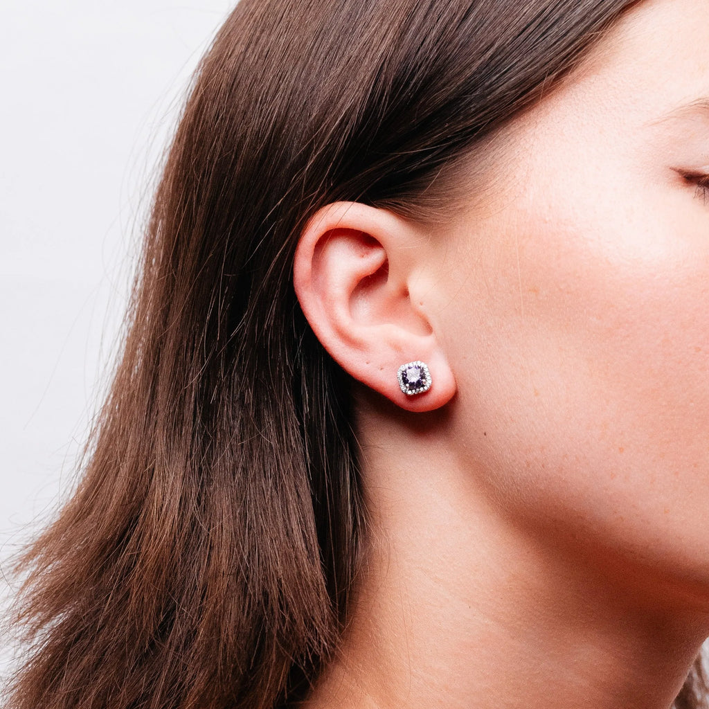 Alizia Colourful Bagutte Huggie Hooped Earrings