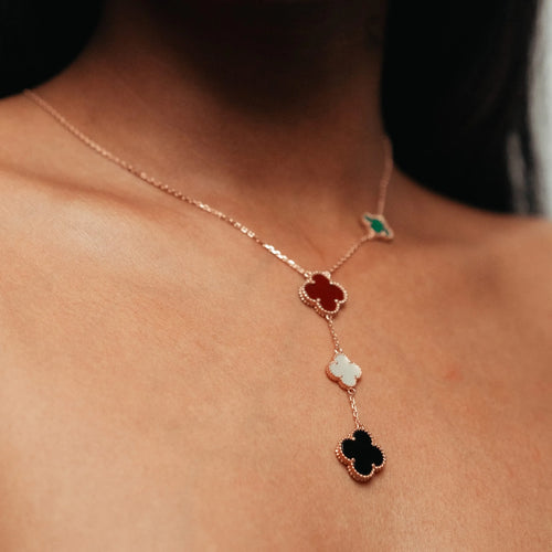 Alizia 4 Colour Cloves Short Necklace