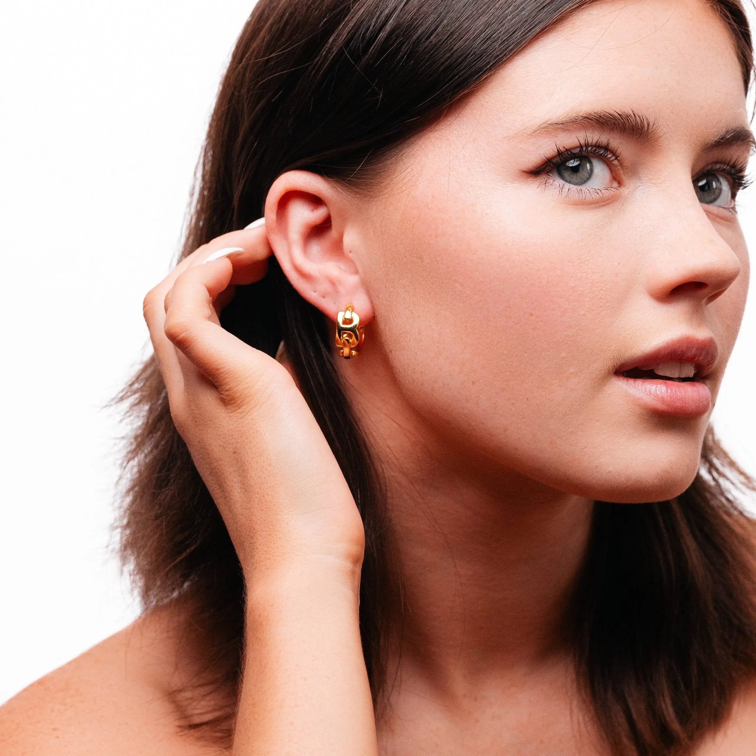 Alizia B Hoop Medium Hooped Earring