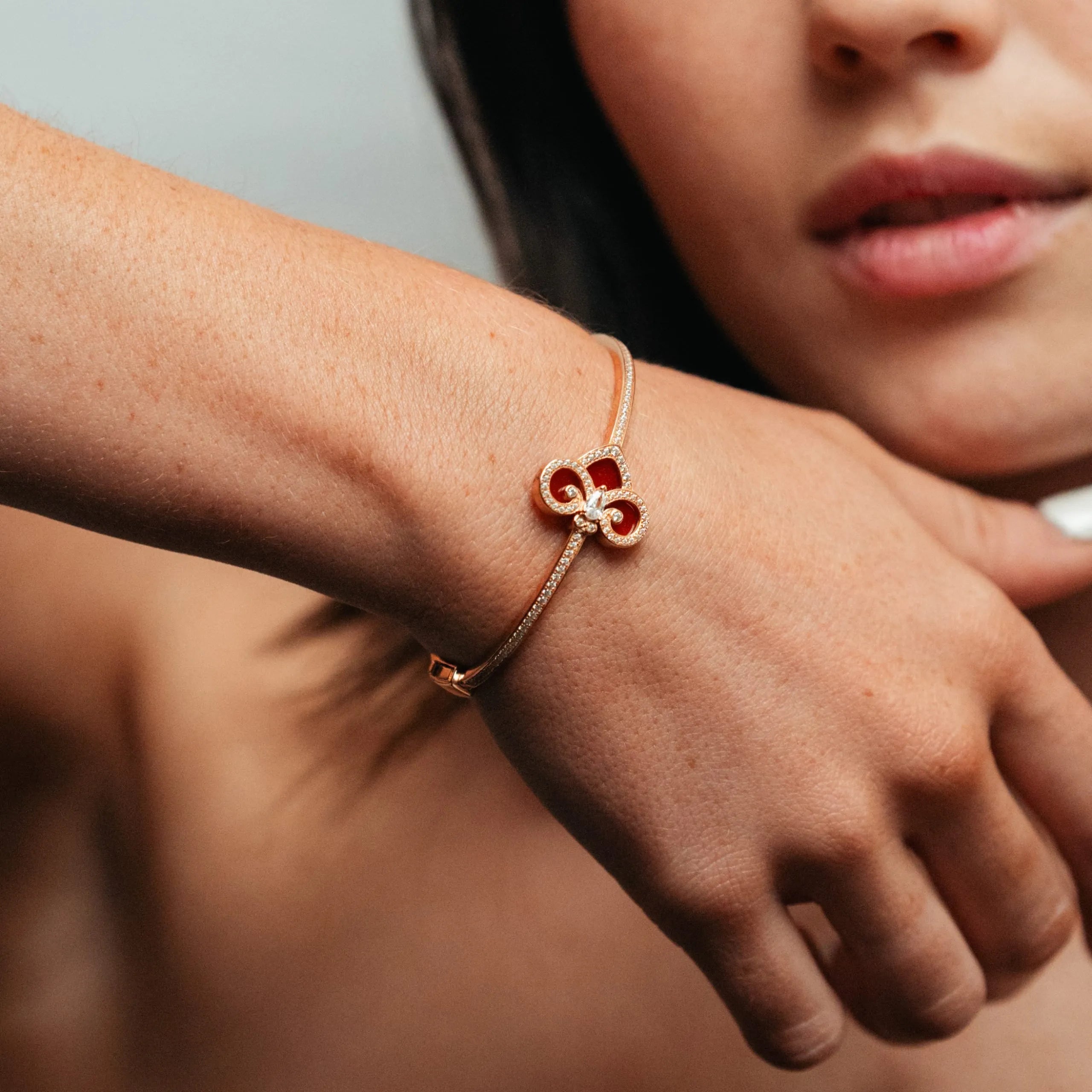 Alizia Royal Ruby Bangle