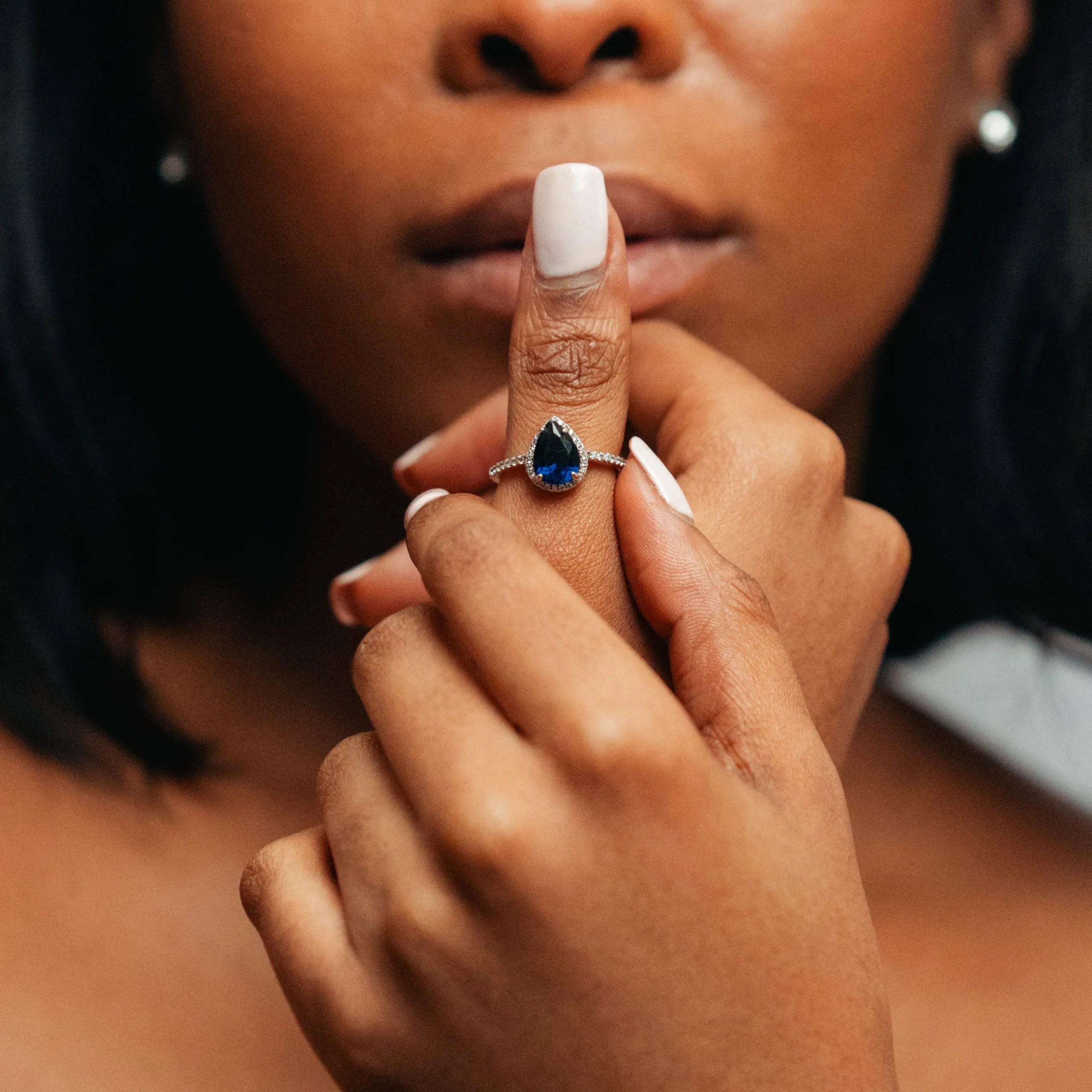 Alizia Lady Di Pear Ring