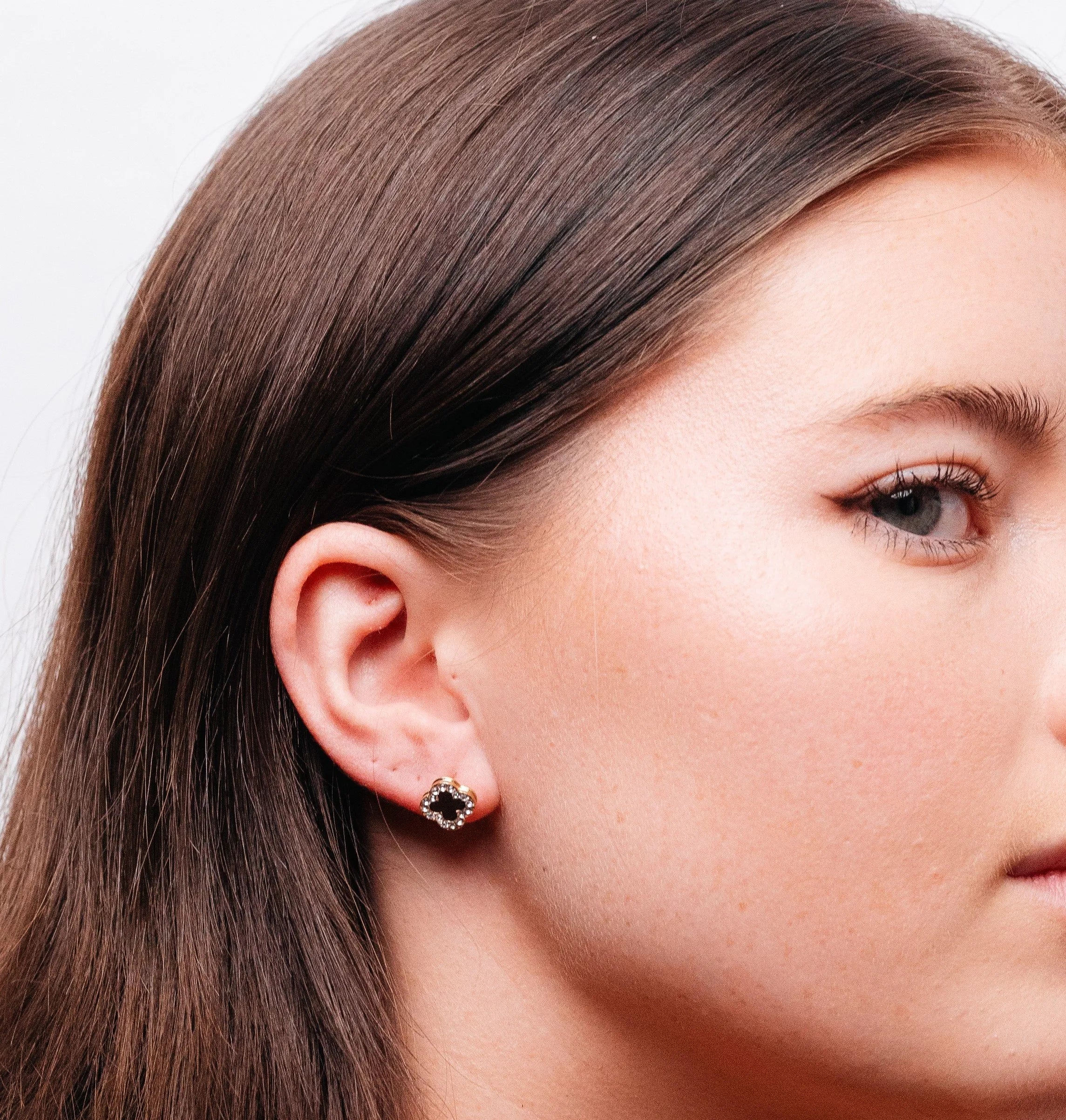 Alizia Crystal Clove Stud Earrings
