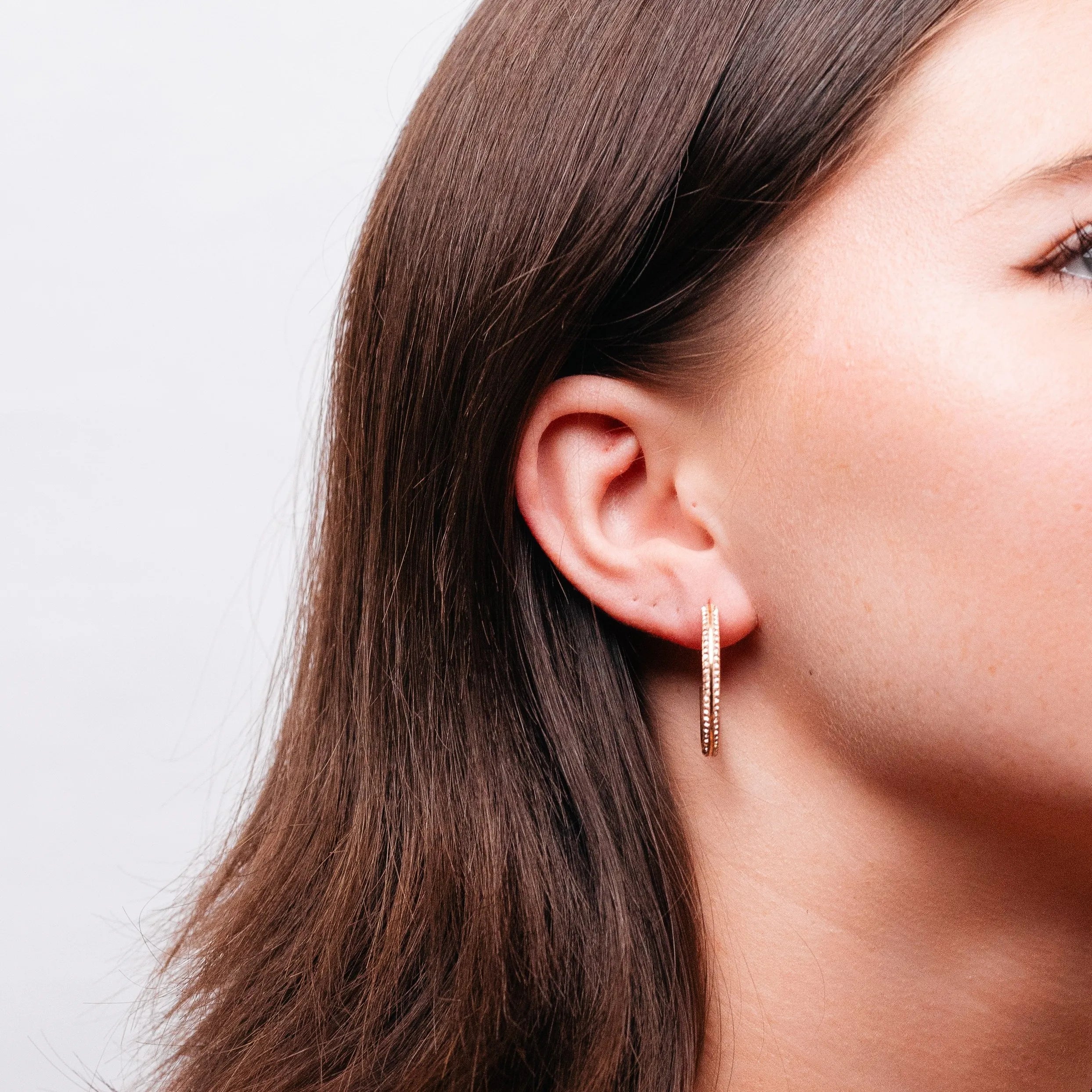 Alizia Single Embellished Hooped Earrings