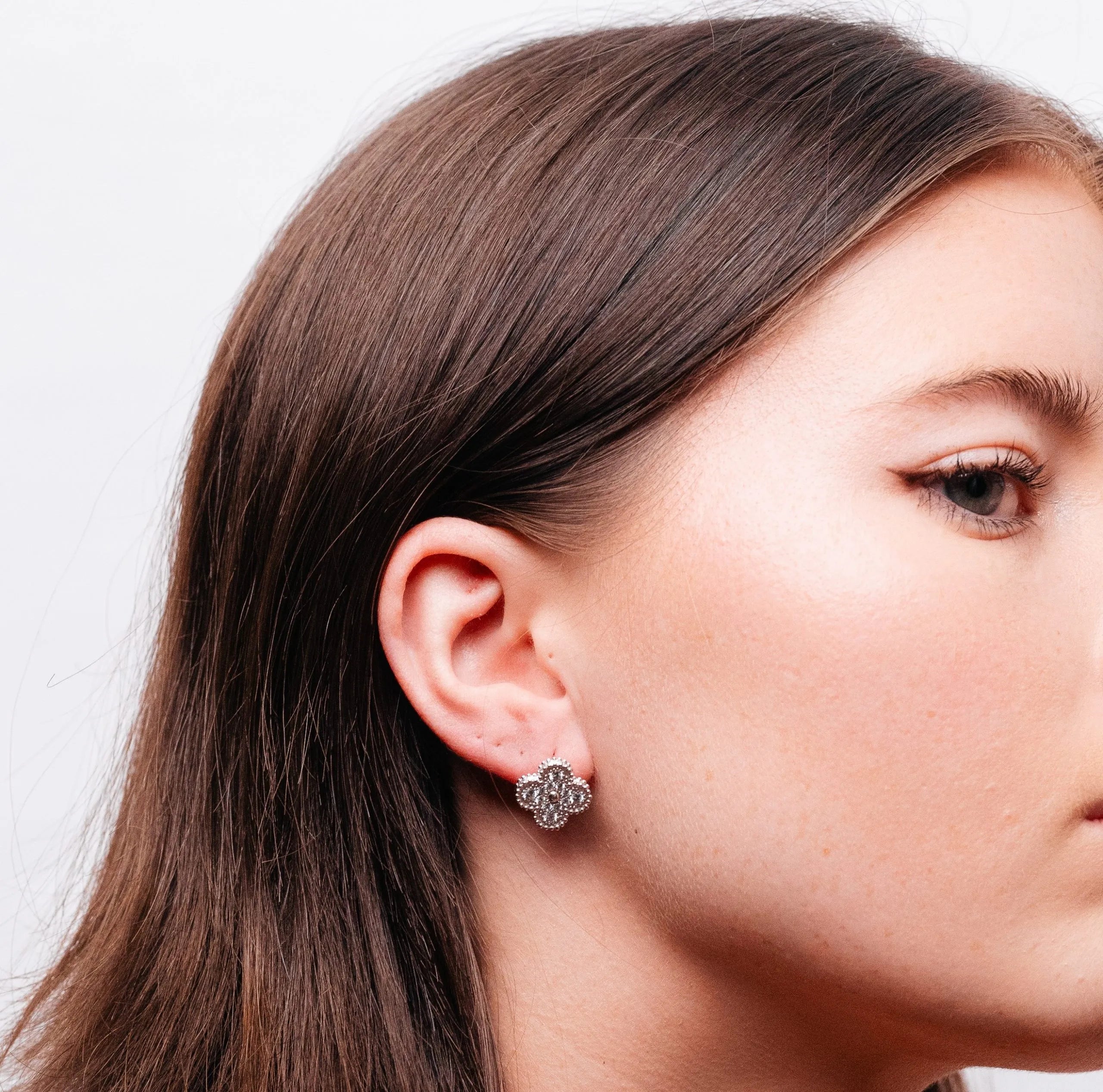 Alizia Crsytal Clove Stud Earrings