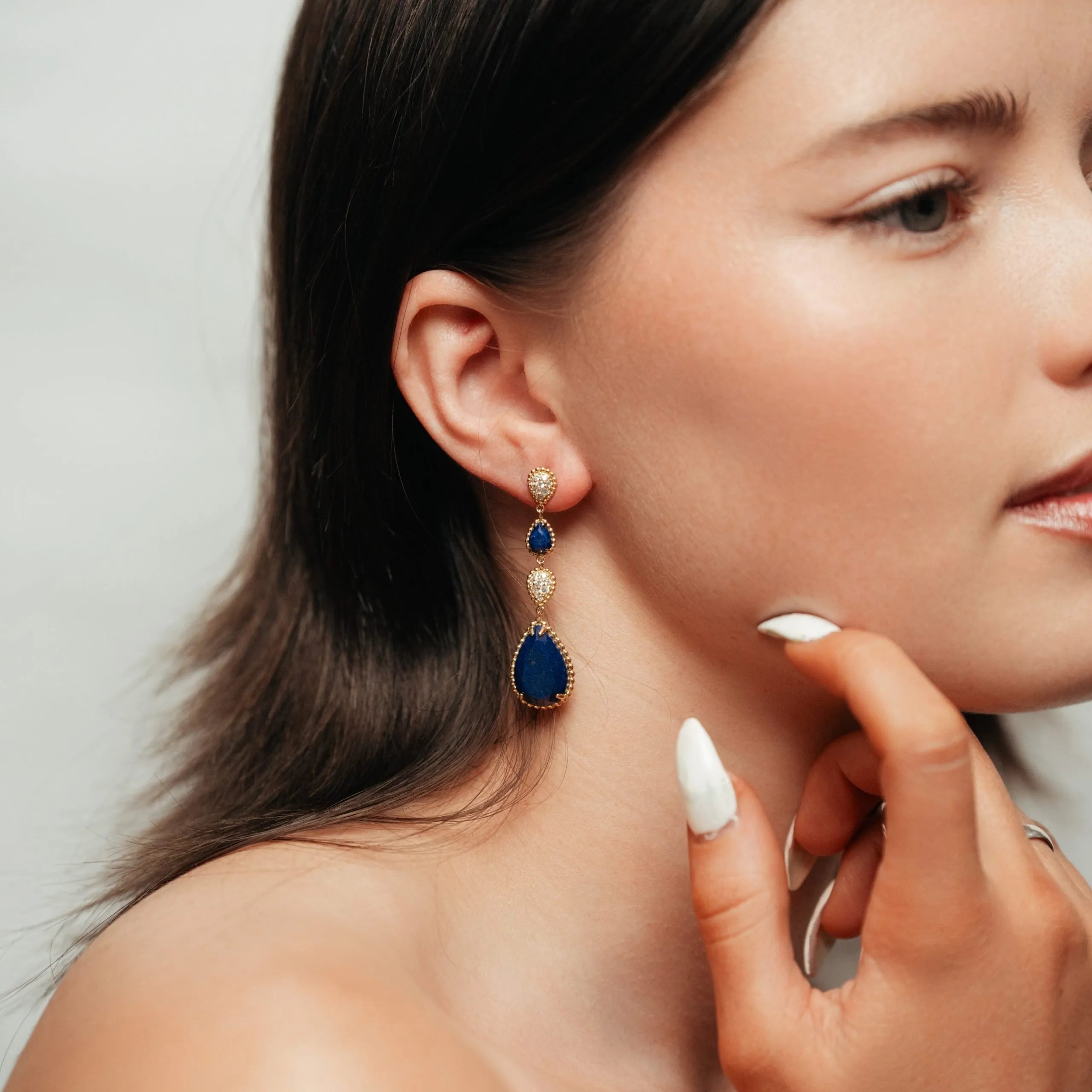 Alizia Raindrop Drop Earrings