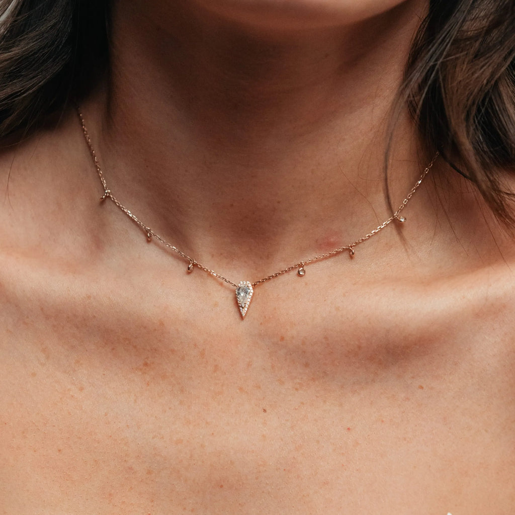 Alizia Diamond Choker Short Necklace