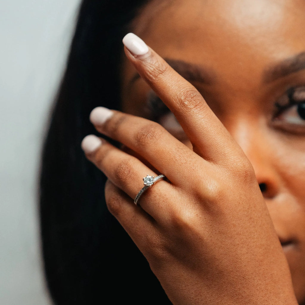 Alizia Encrusted Round Ring