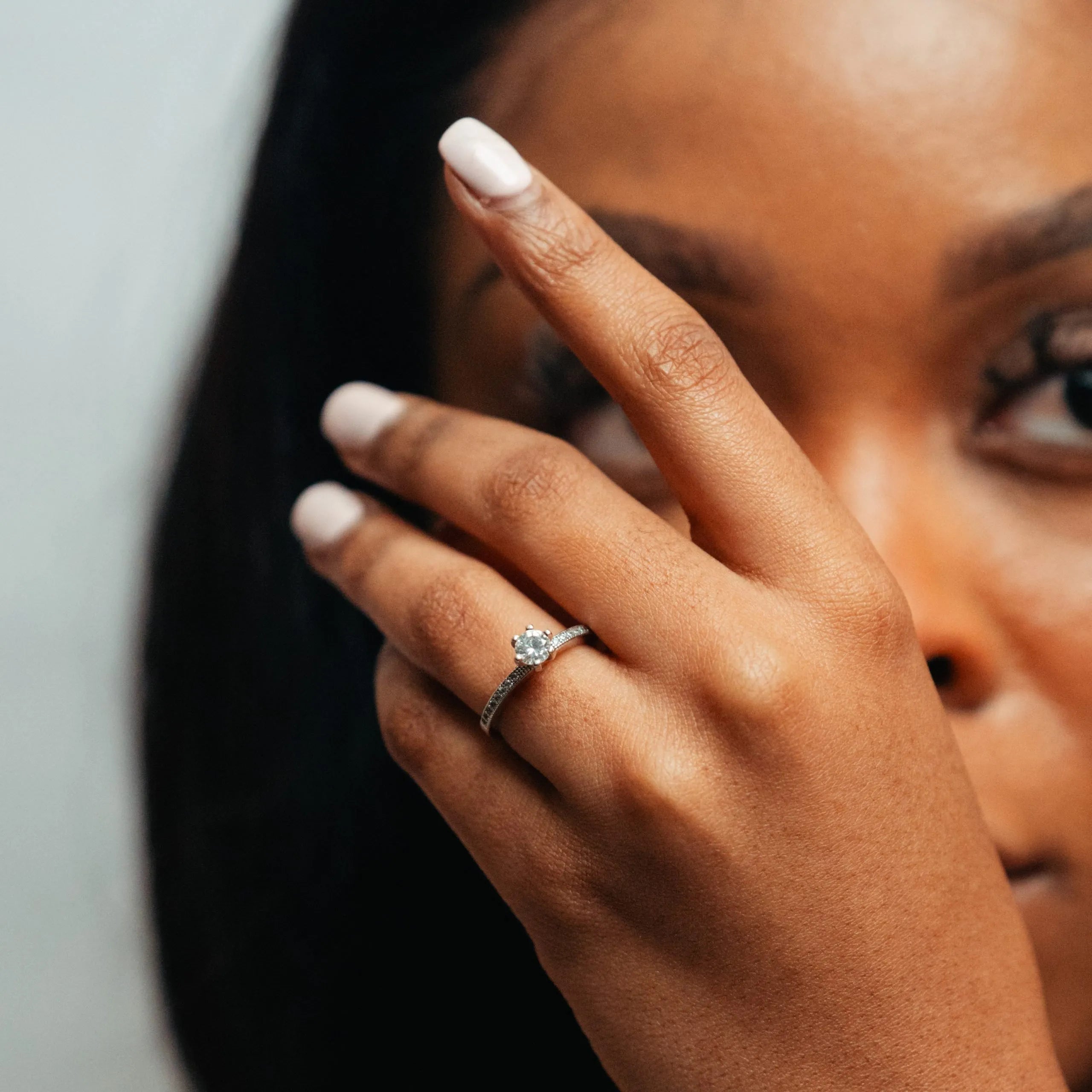 Alizia Encrusted Round Ring