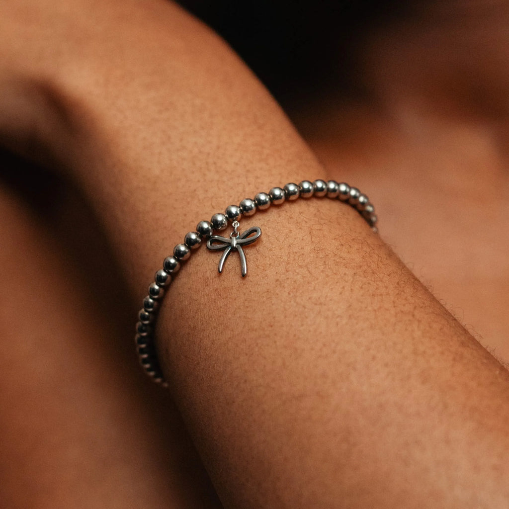 Alizia Beads and Bow Bracelet