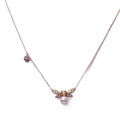 Alizia Moissanite Dragon Pearl Short Necklace