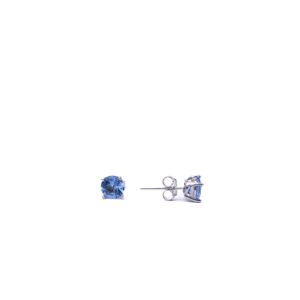 Alizia Square Stud 4 Claw Stud Earrings