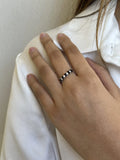 Alizia Ovals Stoned Ring Size 7