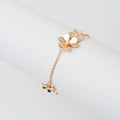 Alizia Five Flower Iris Bracelet