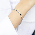 Alizia Crystal Small Pear Shaped Tennis Bracelet