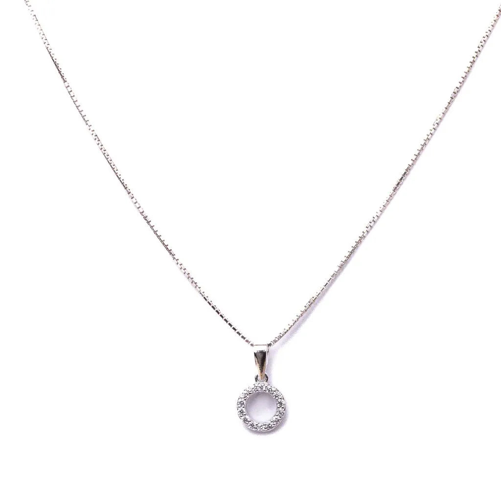 Alizia Small Open Circle Short Necklace