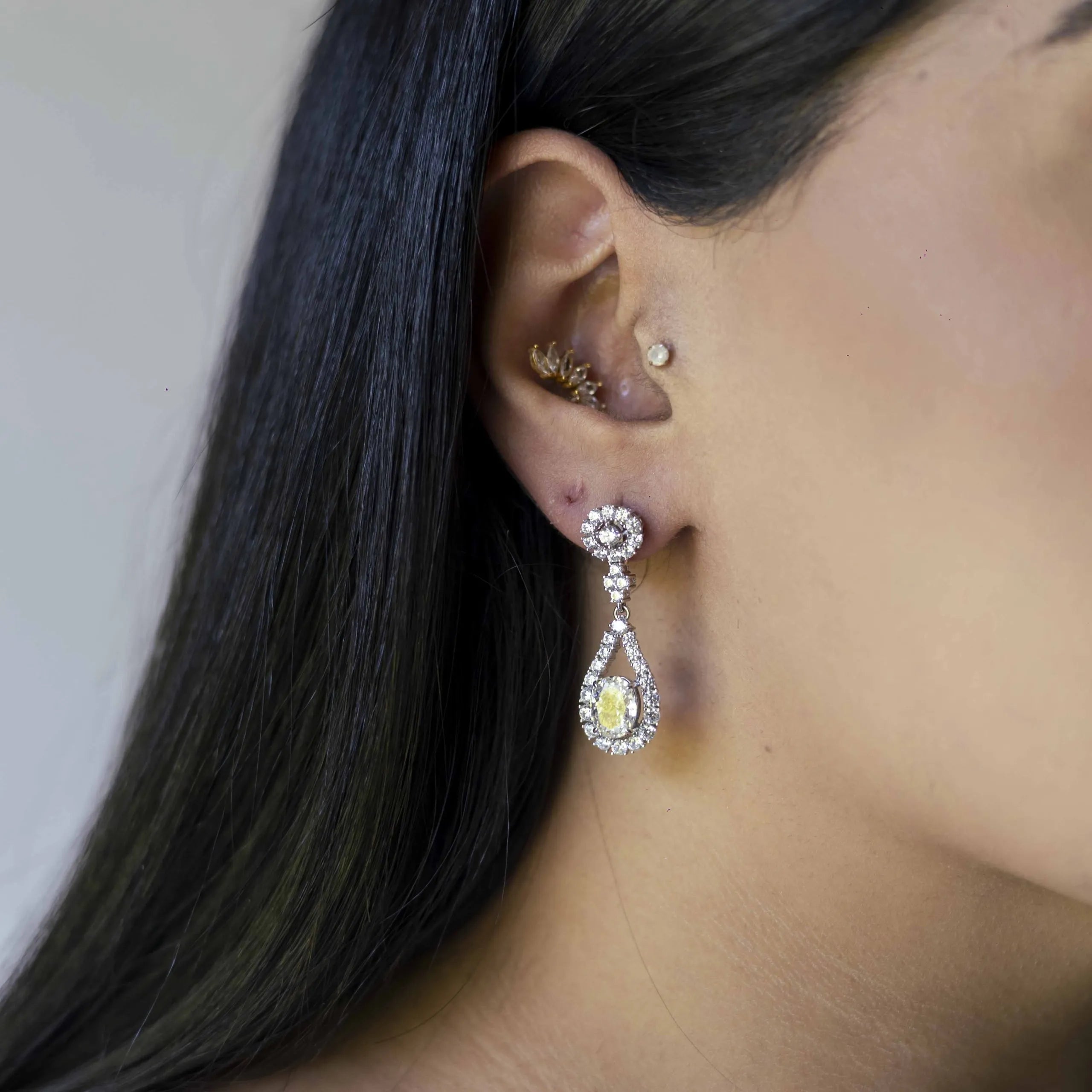 Alizia Sparkly Jewels Drop Earrings