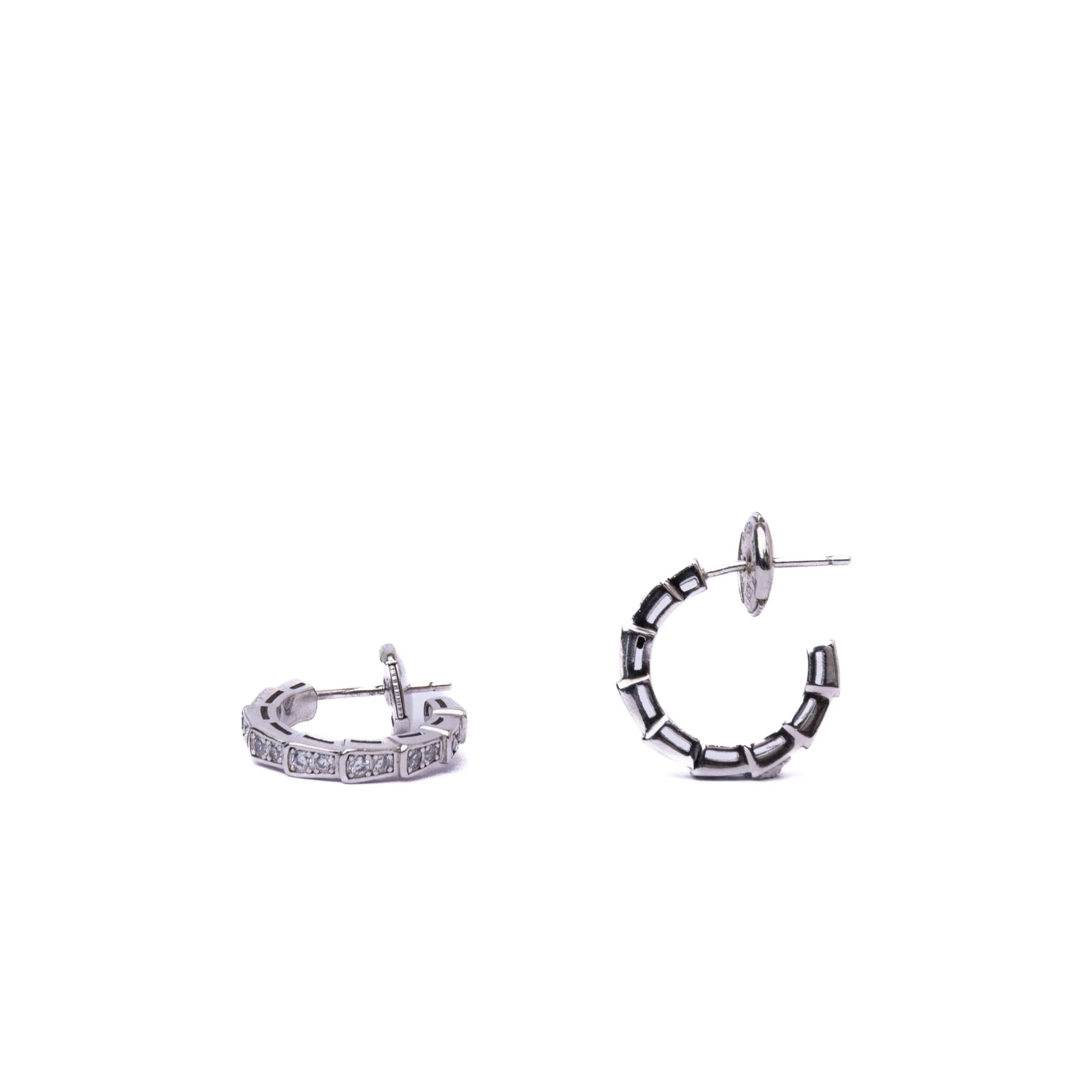 Alizia Serpent Small Hooped Earrings